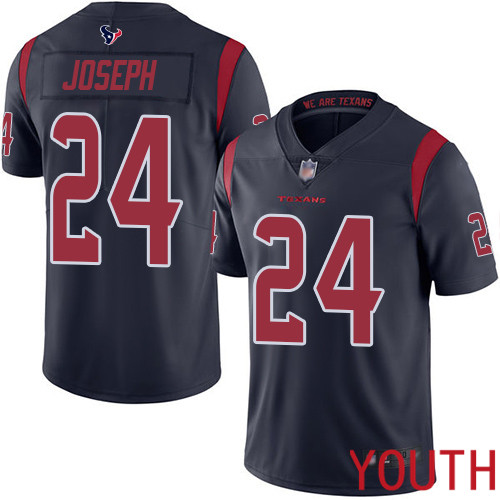 Houston Texans Limited Navy Blue Youth Johnathan Joseph Jersey NFL Football #24 Rush Vapor Untouchable->youth nfl jersey->Youth Jersey